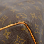 Louis Vuitton Boston Bag Monogram Keepall 50 Brown — view 6