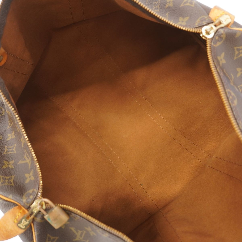 Louis Vuitton Boston Bag Monogram Keepall 50 Brown — view 4