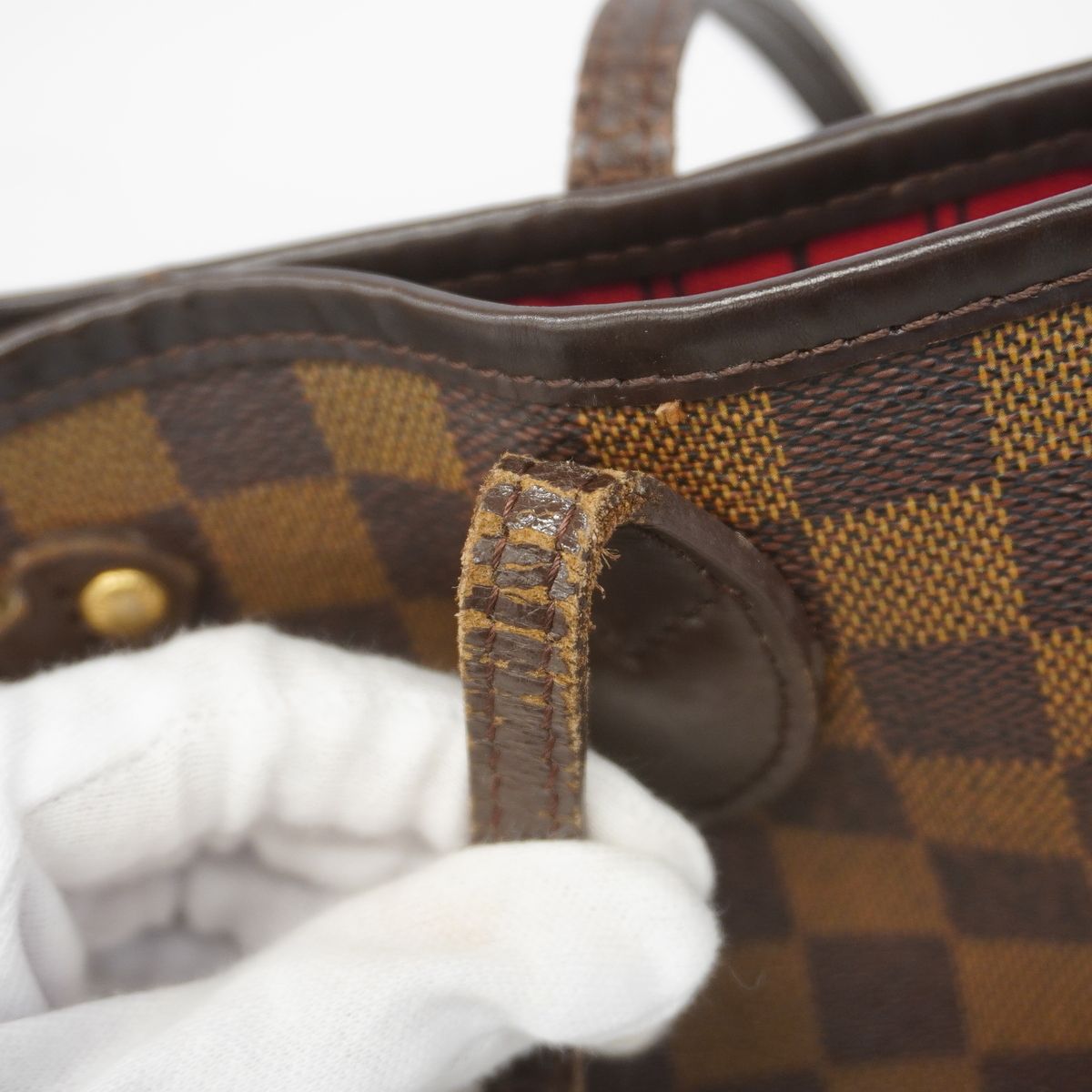 Louis Vuitton Tote Bag Damier Neverfull PM Ebene — view 8
