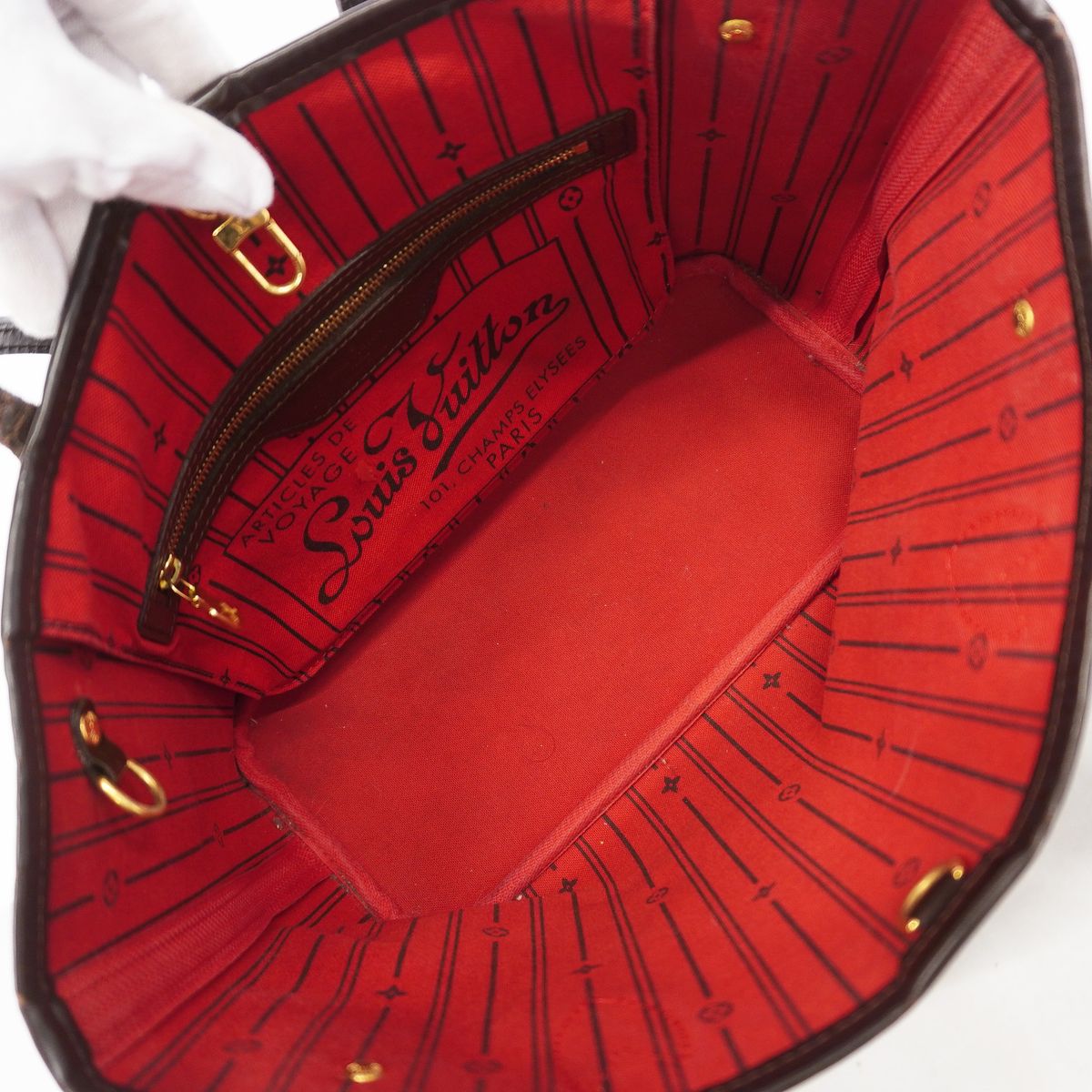 Louis Vuitton Tote Bag Damier Neverfull PM Ebene — view 4