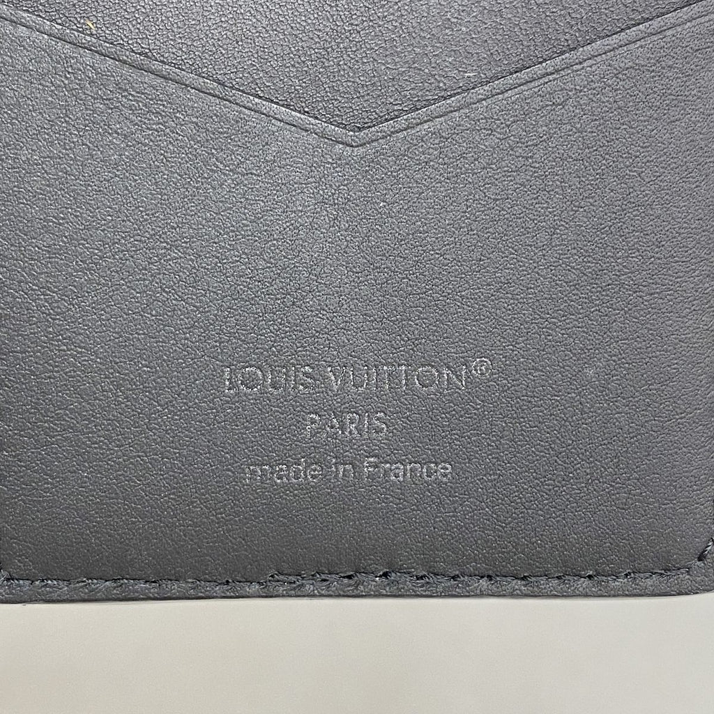 Louis Vuitton Card Case Taurillon Pocket Organizer Black — view 4