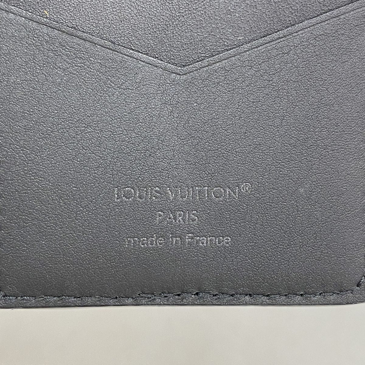 Louis Vuitton Card Case Taurillon Pocket Organizer Black — view 4