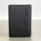 Louis Vuitton Card Case Taurillon Pocket Organizer Black — view 7