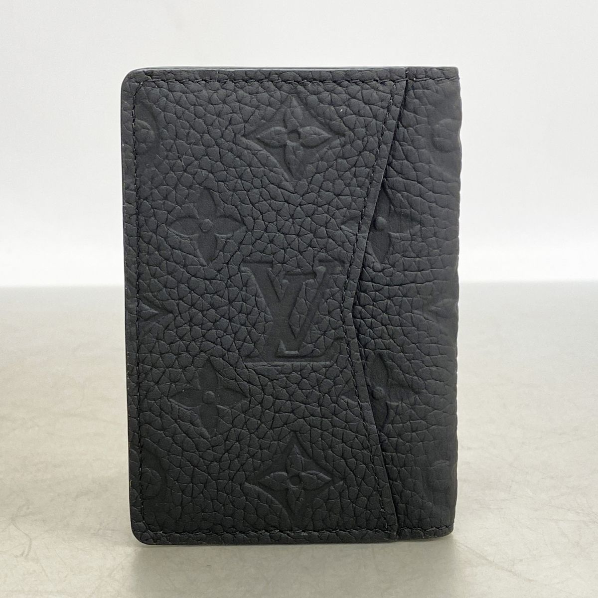 Louis Vuitton Card Case Taurillon Pocket Organizer Black — view 7