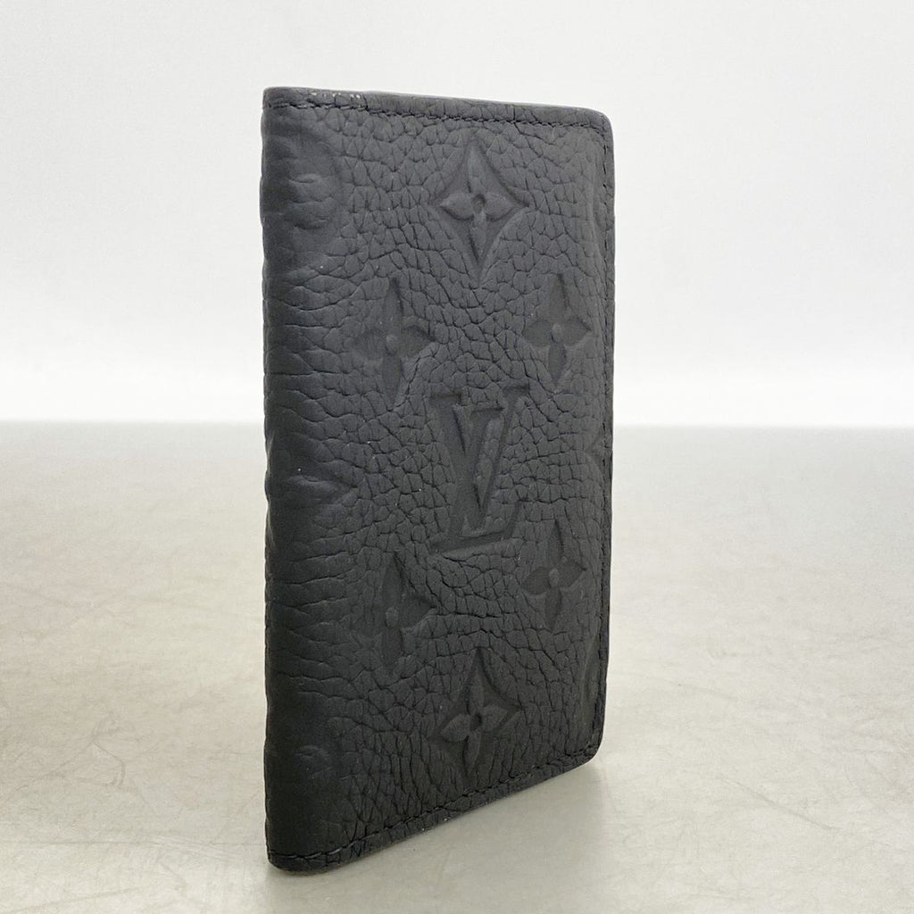 Louis Vuitton Card Case Taurillon Pocket Organizer Black — view 2