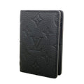 Louis Vuitton Card Case Taurillon Pocket Organizer Black