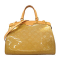 Louis Vuitton Handbag Vernis Brera MM Beige Poodle 2-Way Bag
