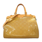 Louis Vuitton Handbag Vernis Brera MM Beige Poodle 2-Way Bag