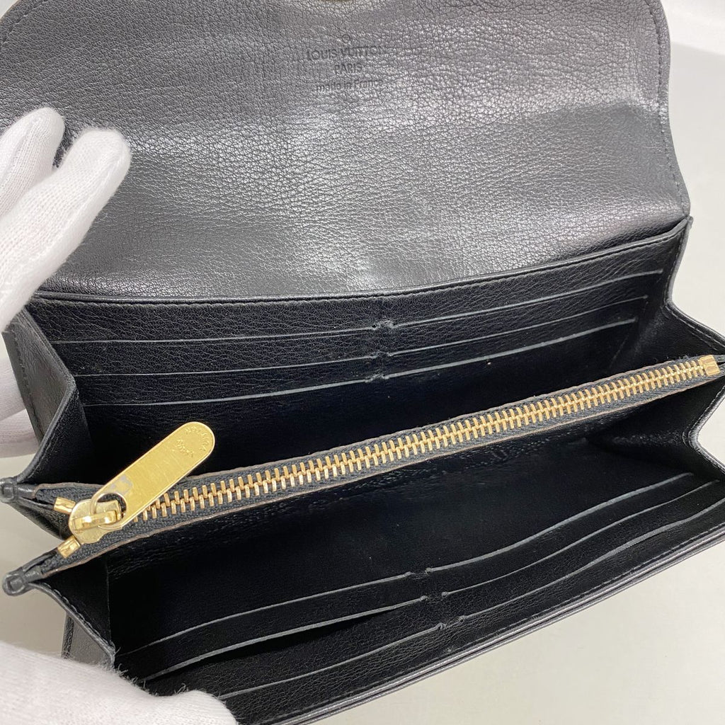 Louis Vuitton Wallet Mahina Portefeuille Iris Noir — view 3