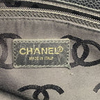 Chanel Tote Bag Caviar Leather Black Gold — view 5