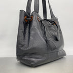 Chanel Tote Bag Caviar Leather Black Gold — view 2