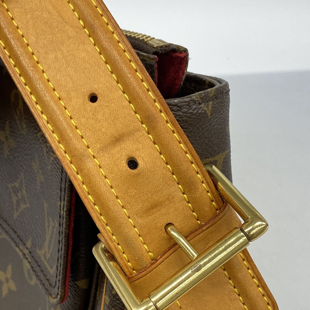 Louis Vuitton Shoulder Bag Monogram Viva-Cite GM Brown — view 7