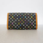 Louis Vuitton Trifold Wallet Monogram Multicolor Porte Tresor International Noir — view 7