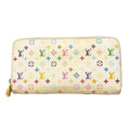 Louis Vuitton Wallet Monogram Multicolor Zippy Blanc Rich