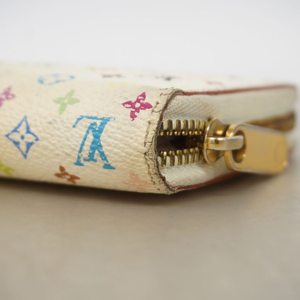 Louis Vuitton Wallet Monogram Multicolor Zippy Blanc Rich — view 6