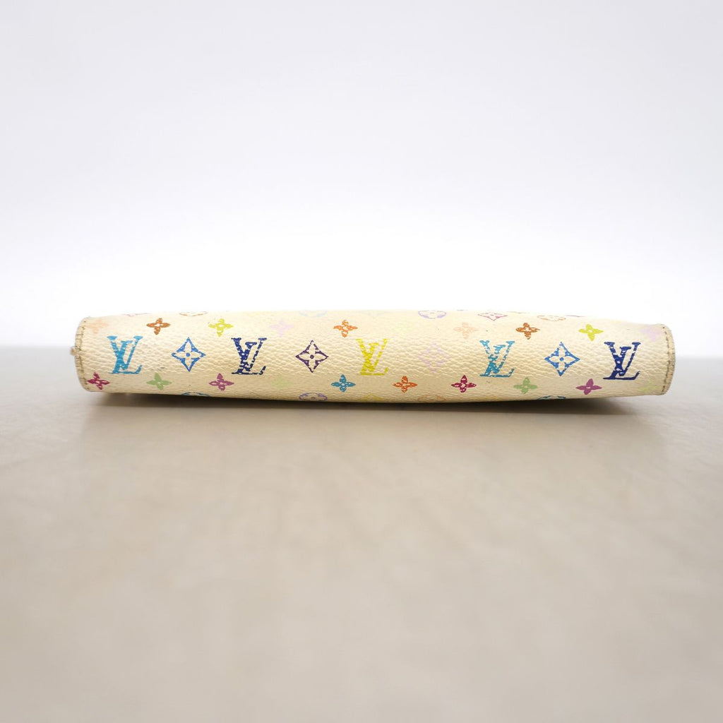 Louis Vuitton Wallet Monogram Multicolor Zippy Blanc Rich — view 2
