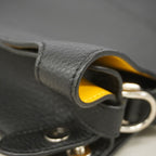 Fendi Handbag Peekaboo ISeeU Leather Black Silver 2-Way Bag — view 7