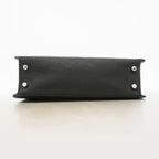 Fendi Handbag Peekaboo ISeeU Leather Black Silver 2-Way Bag — view 3