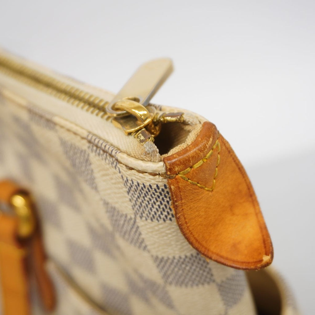 Louis Vuitton Tote Bag Damier Azur Totally MM White — view 7