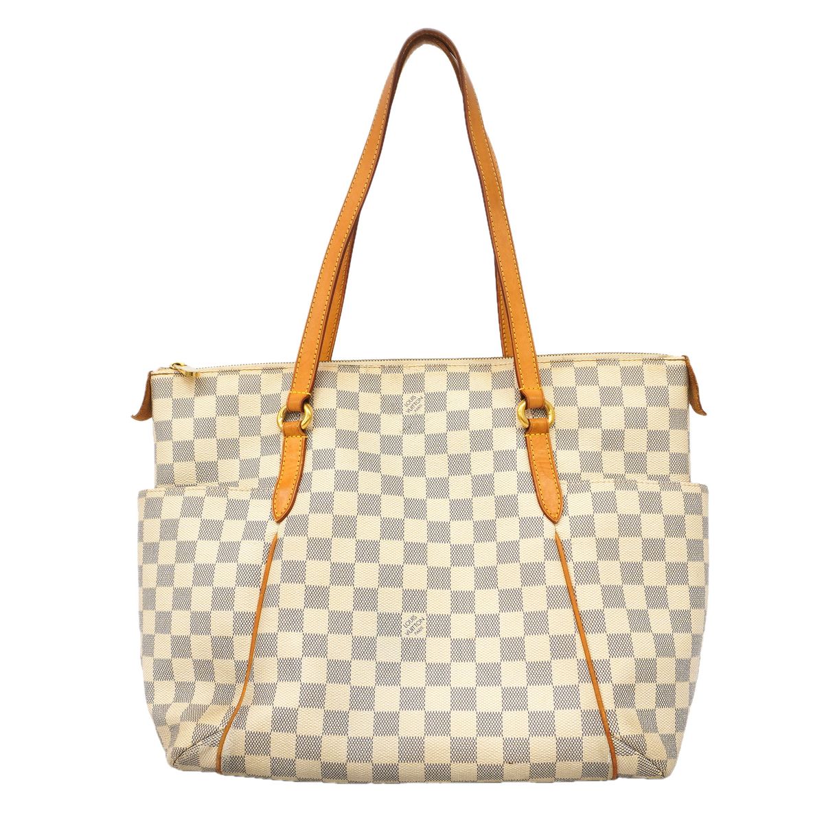 Louis Vuitton Tote Bag Damier Azur Totally MM White