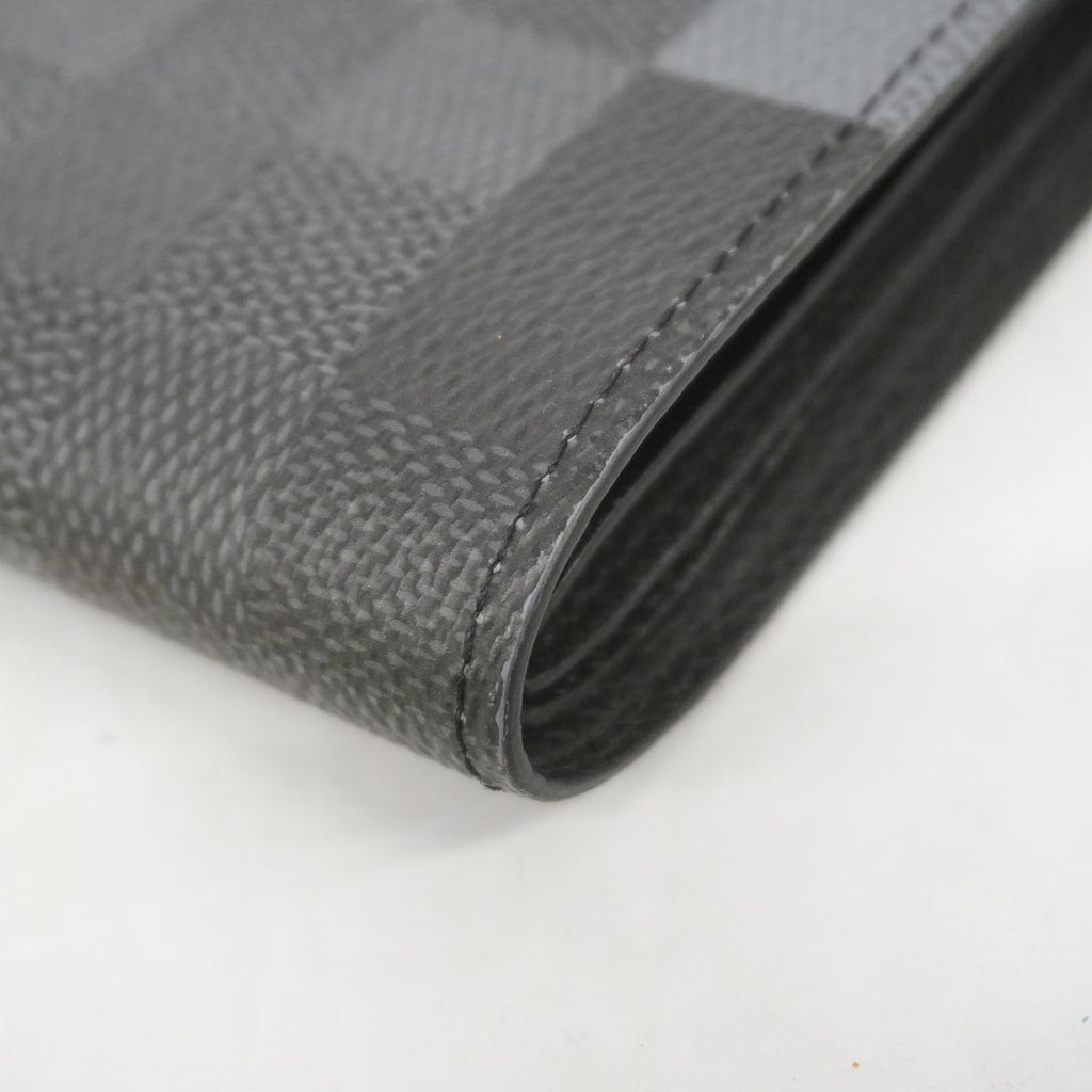 Louis Vuitton Billfold Damoflage Portefeuille Slender Black Wallet — view 5
