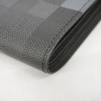 Louis Vuitton Billfold Damoflage Portefeuille Slender Black Wallet — view 5