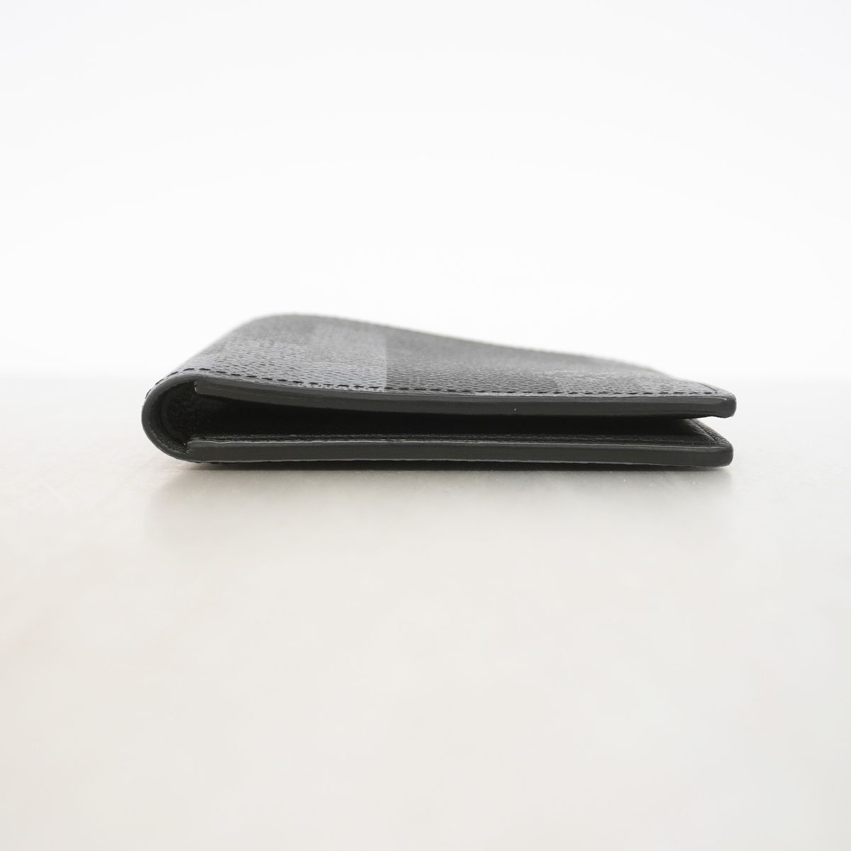 Louis Vuitton Billfold Damoflage Portefeuille Slender Black Wallet — view 2