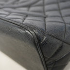 Chanel Tote Bag Reissue Caviar Leather Black Silver — view 6