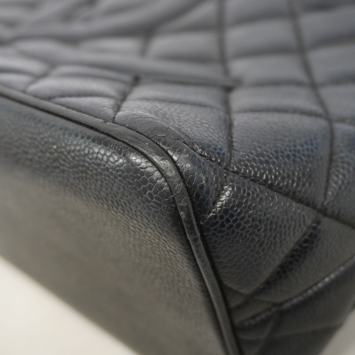 Chanel Tote Bag Reissue Caviar Leather Black Silver — view 6
