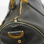 Chanel Boston Bag Caviar Leather Black Gold — view 7