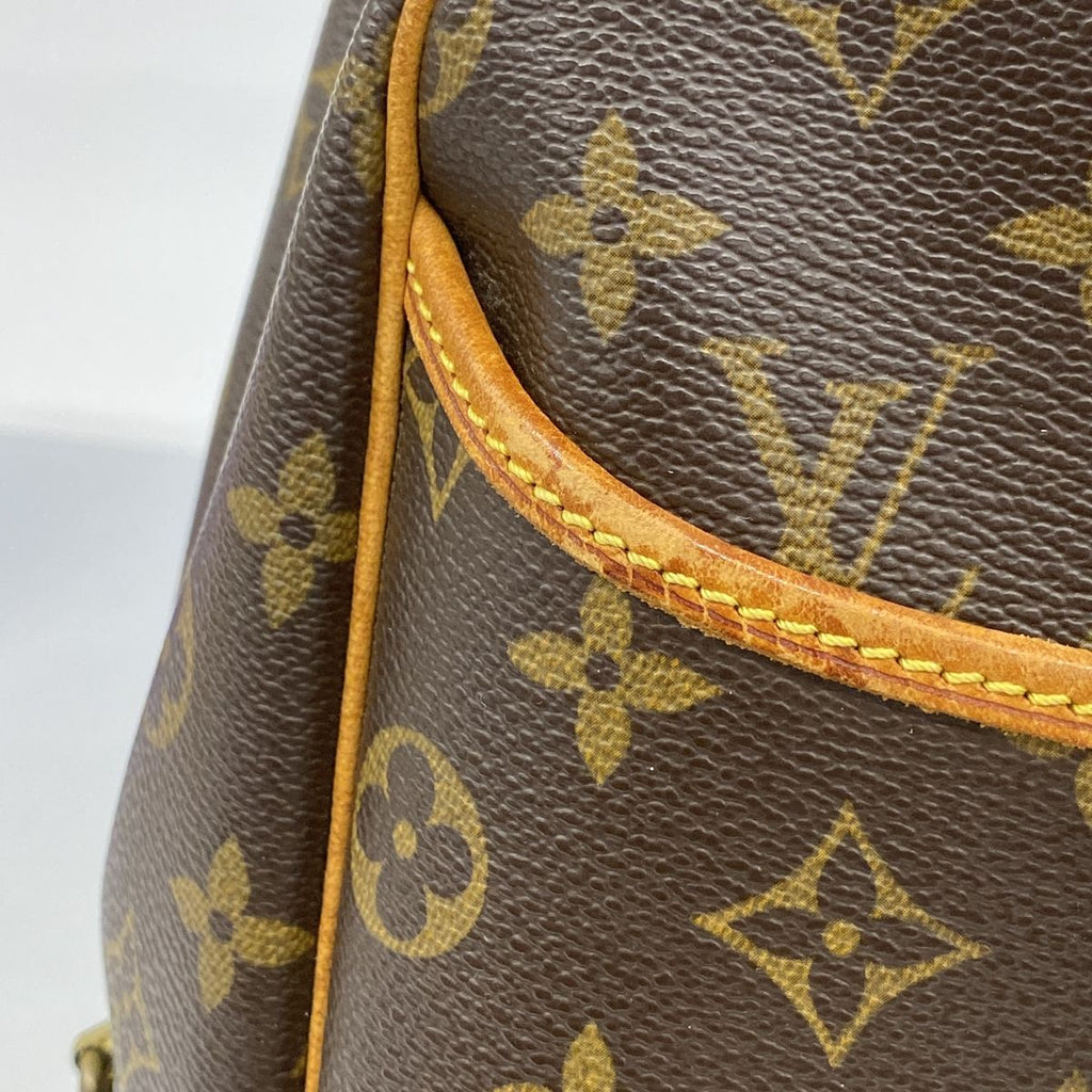 Louis Vuitton Handbag Monogram Deauville Brown — view 7