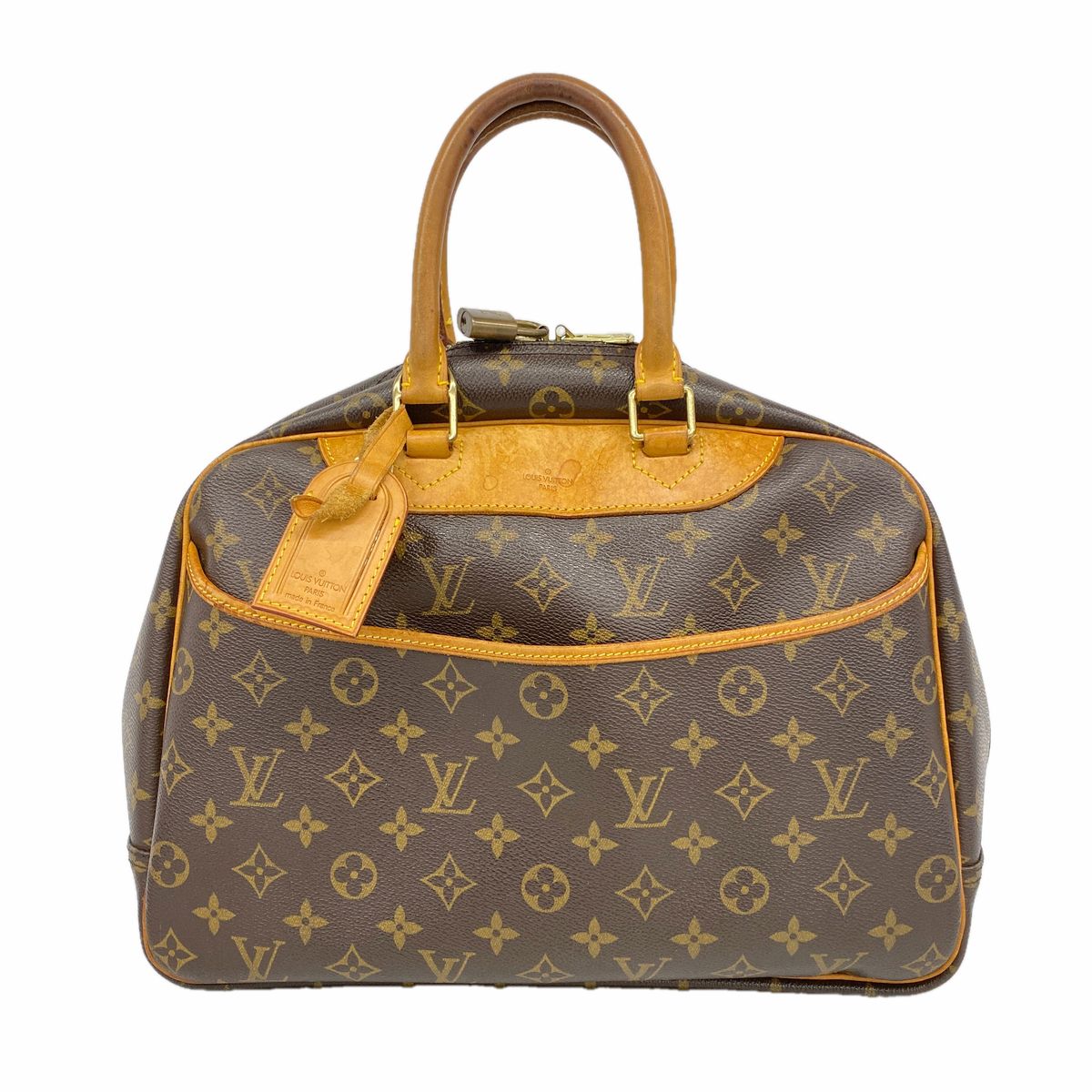 Louis Vuitton Handbag Monogram Deauville Brown