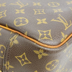 Louis Vuitton Handbag Monogram Deauville Brown — view 6