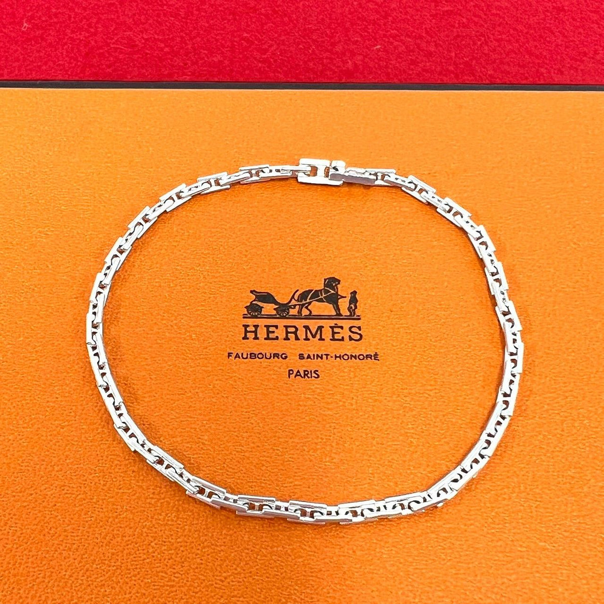 Hermes Vintage Hercules PM Bracelet 925 Sterling Silver