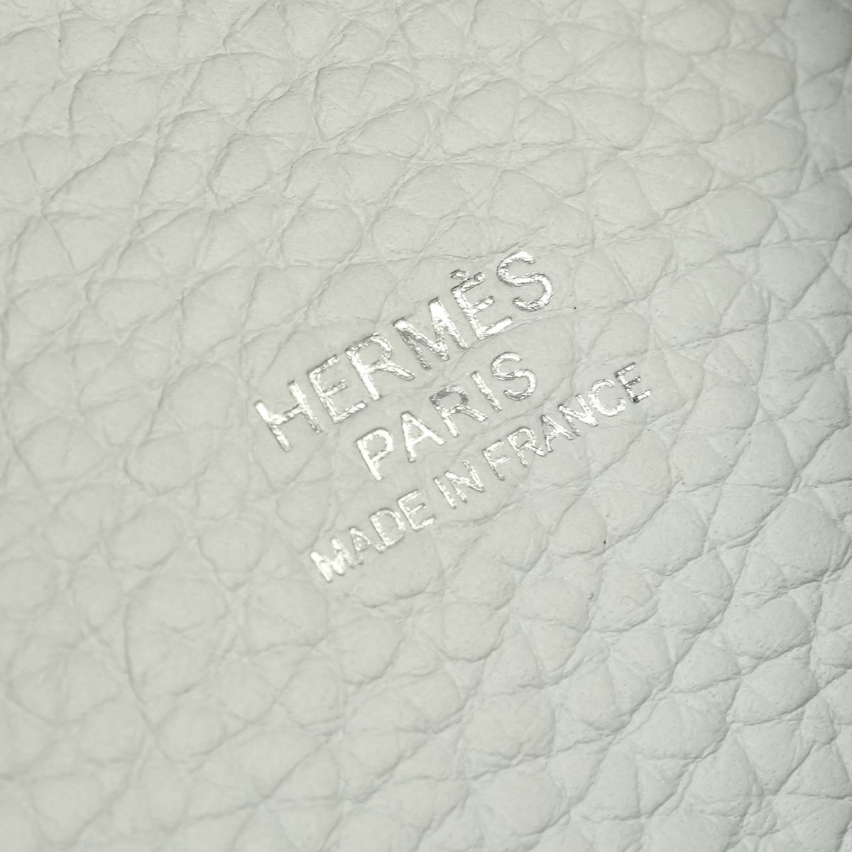 Hermes Picotin Lock PM 18 Tote Bag Taurillon Clemence Blue Pale Bleu P le Light — view 7