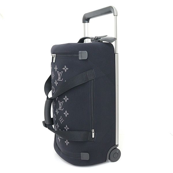 Louis Vuitton Horizon Soft Monogram Eclipse Jacquard Suitcase Carry Travel Bag — view 4