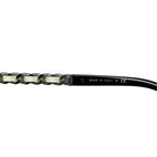 Chanel Sunglasses Chain Motif CC Logo Black White Silver Eyewear — view 7