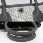 Hermes Neo Garden 23 Vert Mangrove Toile H Viking Negonda Handbag — view 6