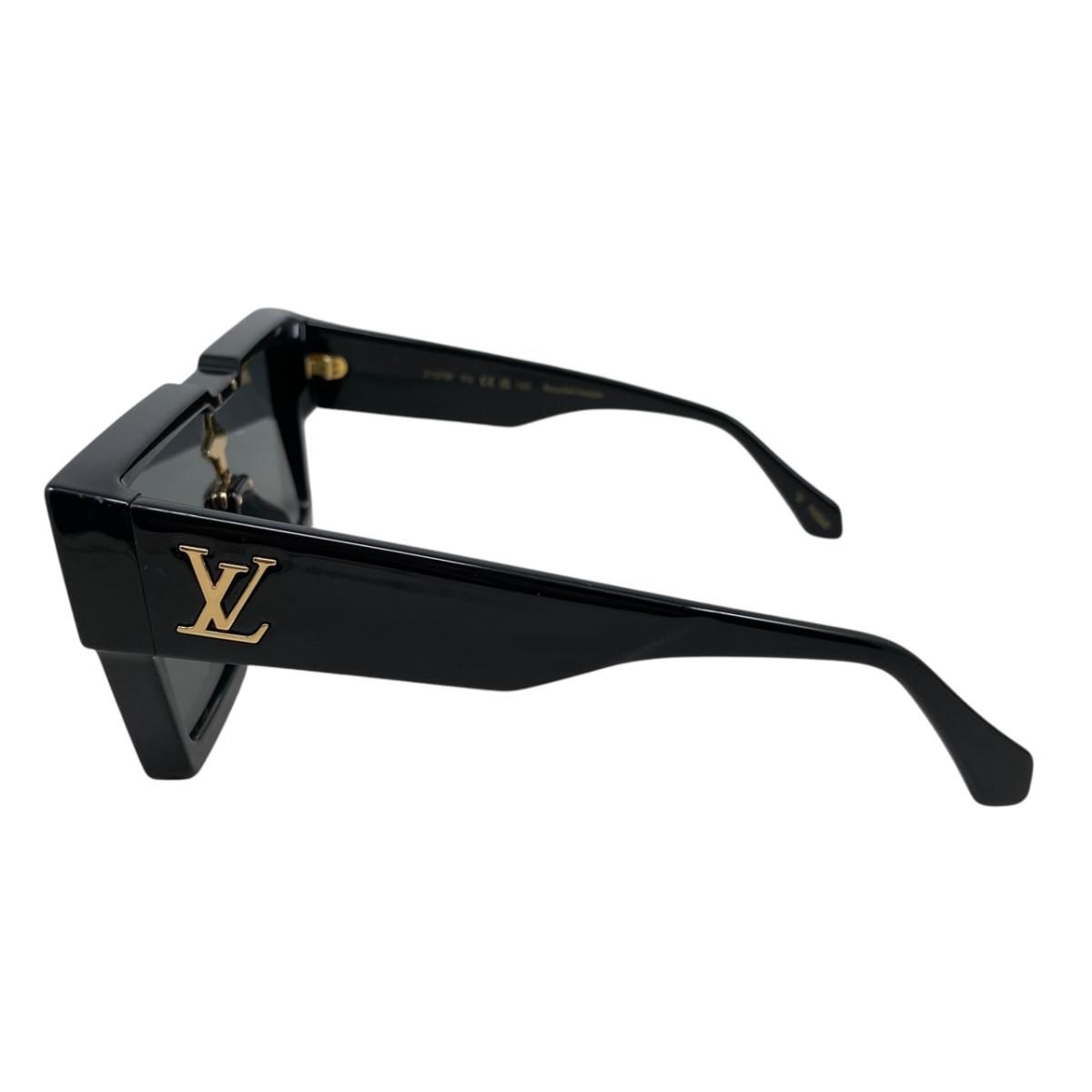 Louis Vuitton Sunglasses Cyclone Black Gold Eyewear — view 5