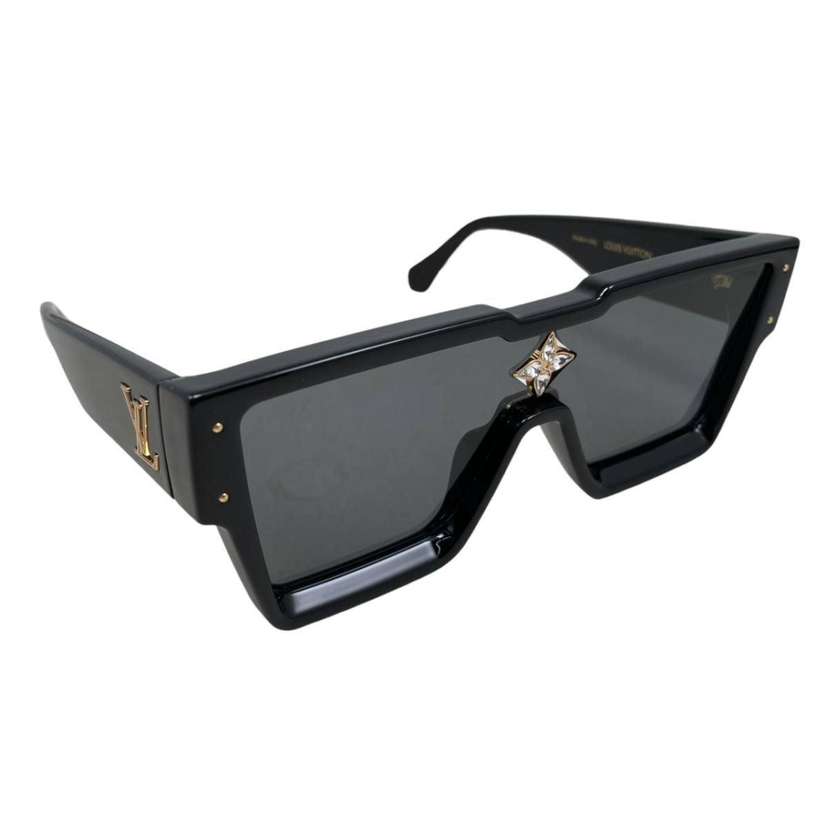 Louis Vuitton Sunglasses Cyclone Black Gold Eyewear — view 2