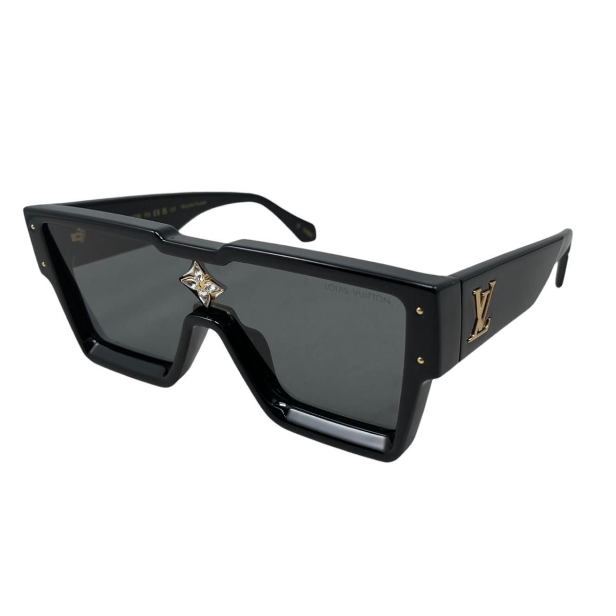 Louis Vuitton Sunglasses Cyclone Black Gold Eyewear