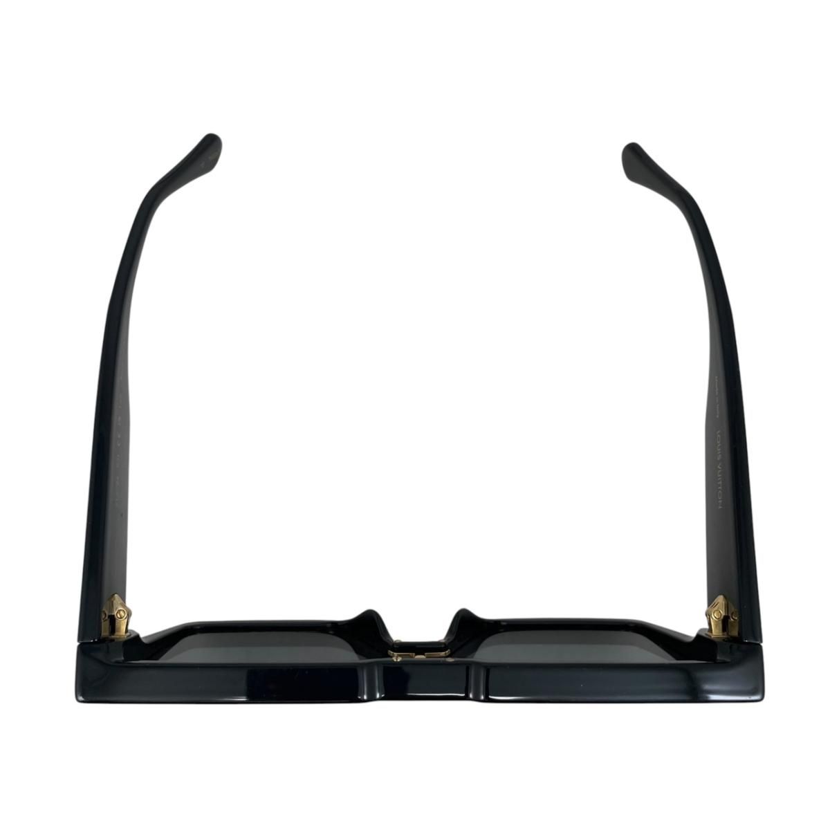 Louis Vuitton Sunglasses Cyclone Black Gold Eyewear — view 4