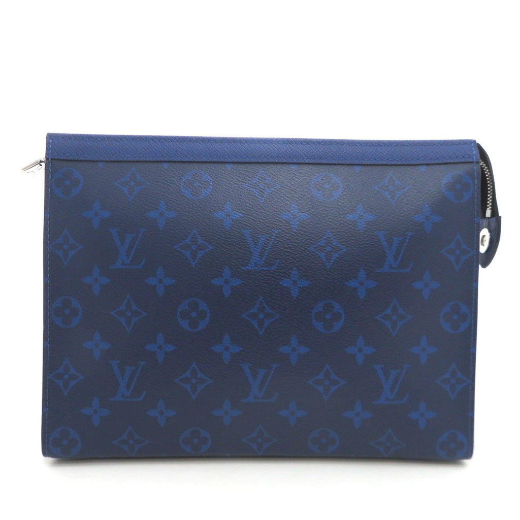 Louis Vuitton Pochette Voyage MM Taigarama Cobalt Clutch