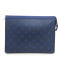 Louis Vuitton Pochette Voyage MM Taigarama Cobalt Clutch