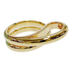 Bottega Veneta Sterling Silver 18k Gold Coated Frill Ring — view 4