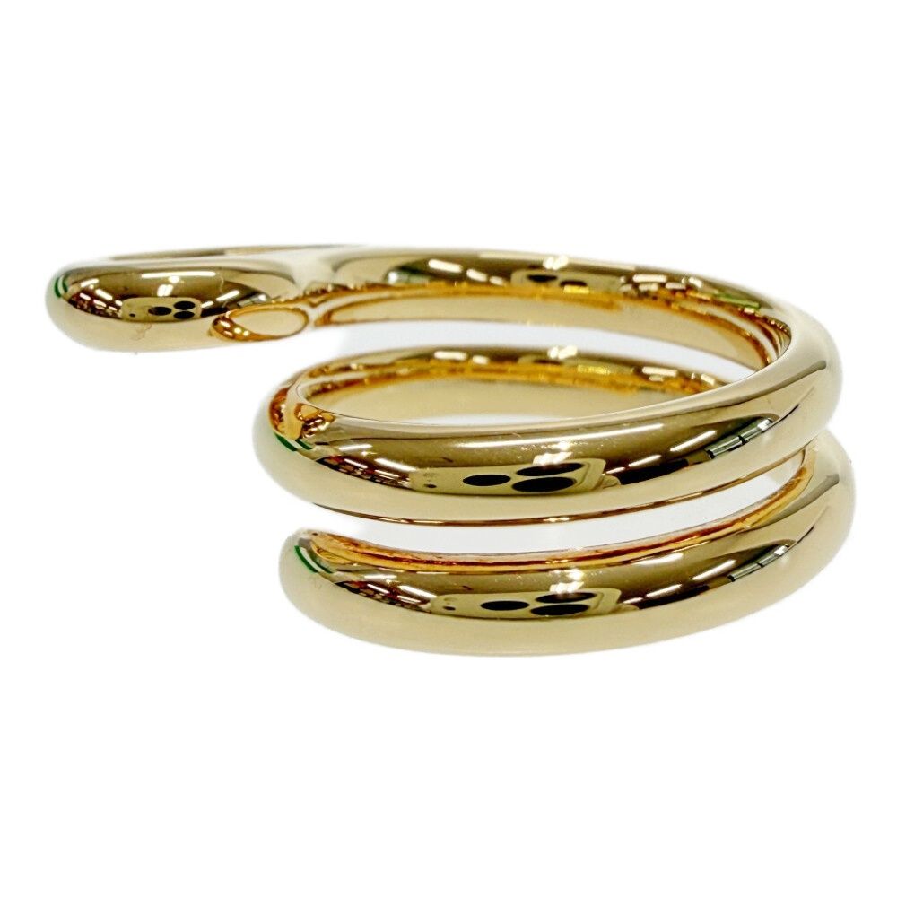 Bottega Veneta Sterling Silver 18k Gold Coated Frill Ring — view 2
