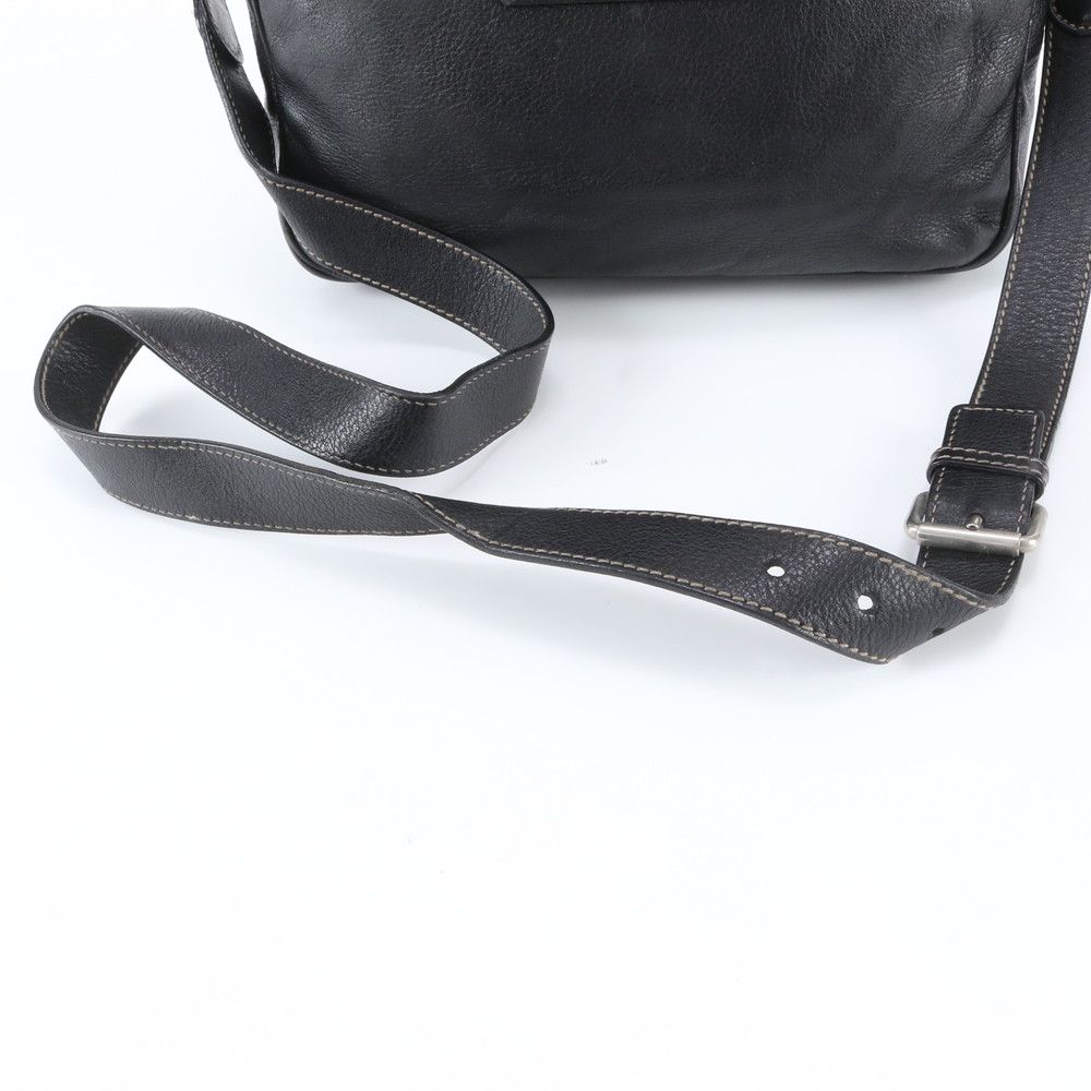 Gucci Crest Leather Shoulder Bag Crossbody Messenger Business Tote — view 2