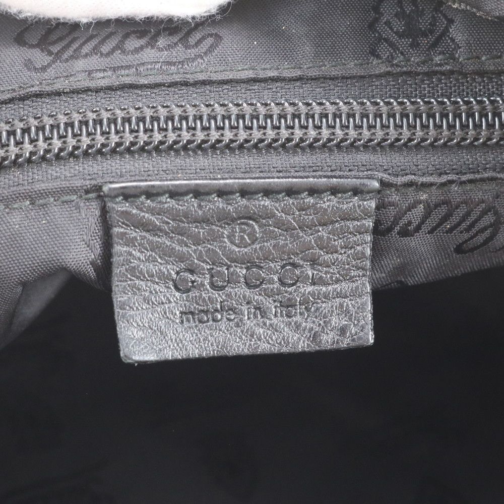 Gucci Crest Leather Shoulder Bag Crossbody Messenger Business Tote — view 8