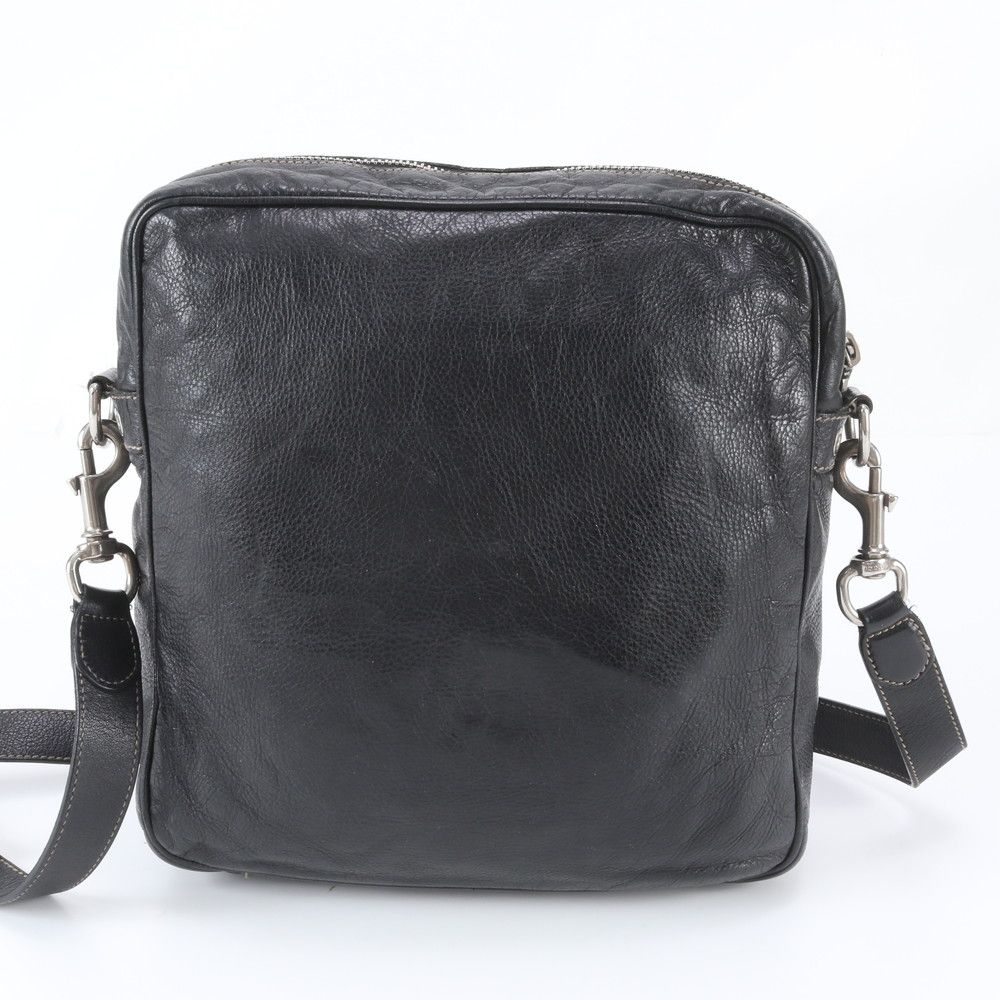 Gucci Crest Leather Shoulder Bag Crossbody Messenger Business Tote — view 3