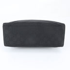 Gucci Bamboo GG Nylon Leather Tote Bag Shoulder Hand Black — view 6